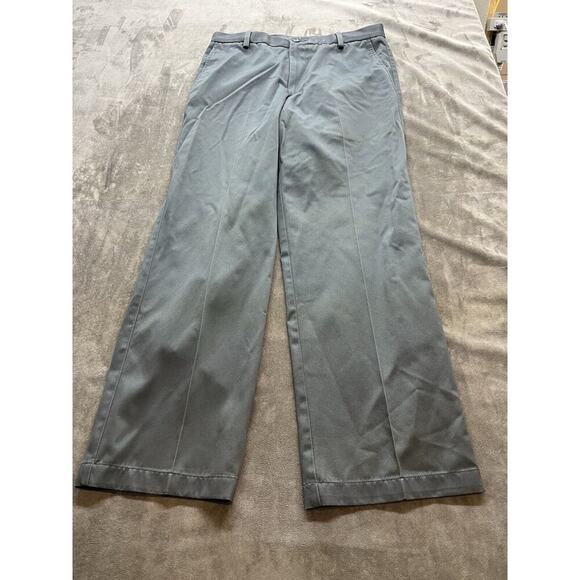 Dockers‎ D2 Flat Front Straight Chino Pants Mens Size 32x30 Gray - Picture 1 of 6